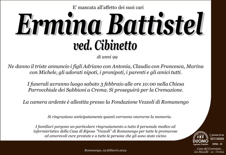 Battistel Erminia