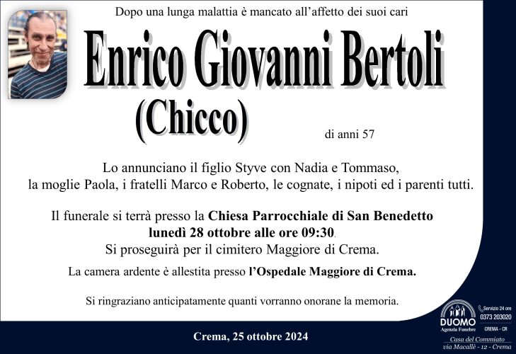 Bertoli Enrico Giovanni