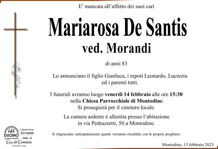 De santis Mariarosa