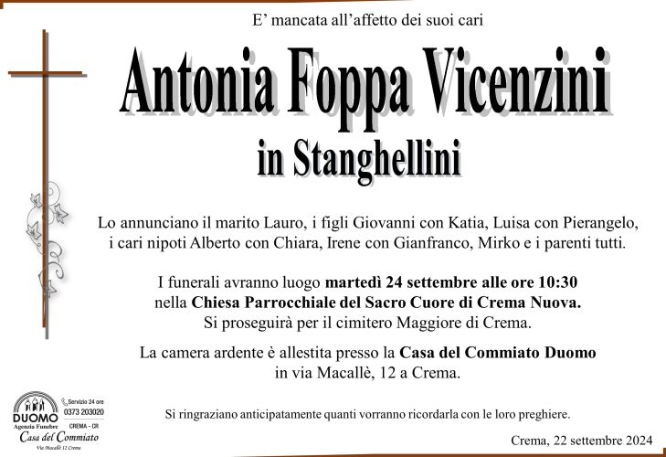 Foppa Vicenzini Antonia