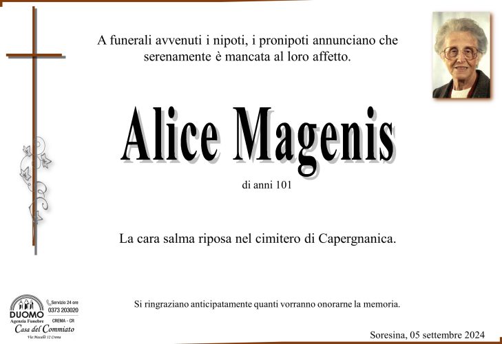 Magenis Alice