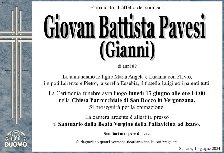 Pavesi Giovan Battista