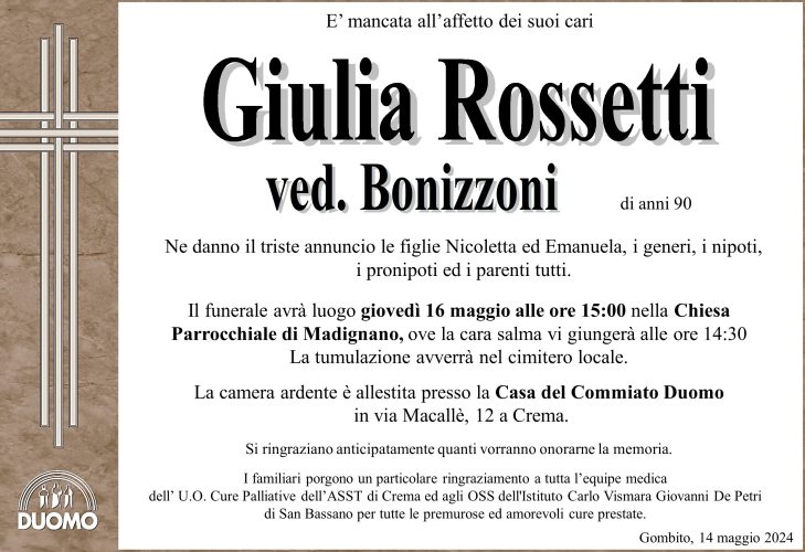 Rossetti Giulia