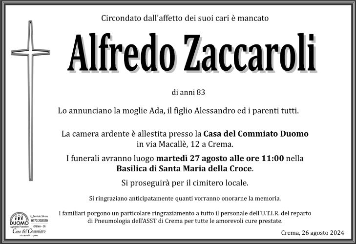 Zaccaroli Alfredo